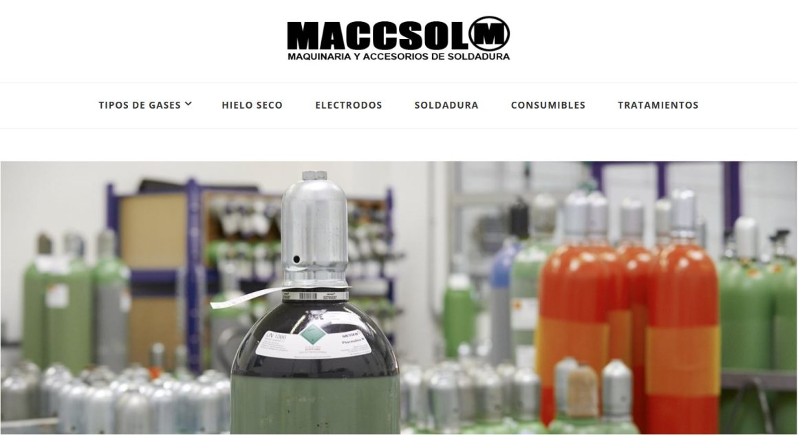 MACCSOL - Gases industriales